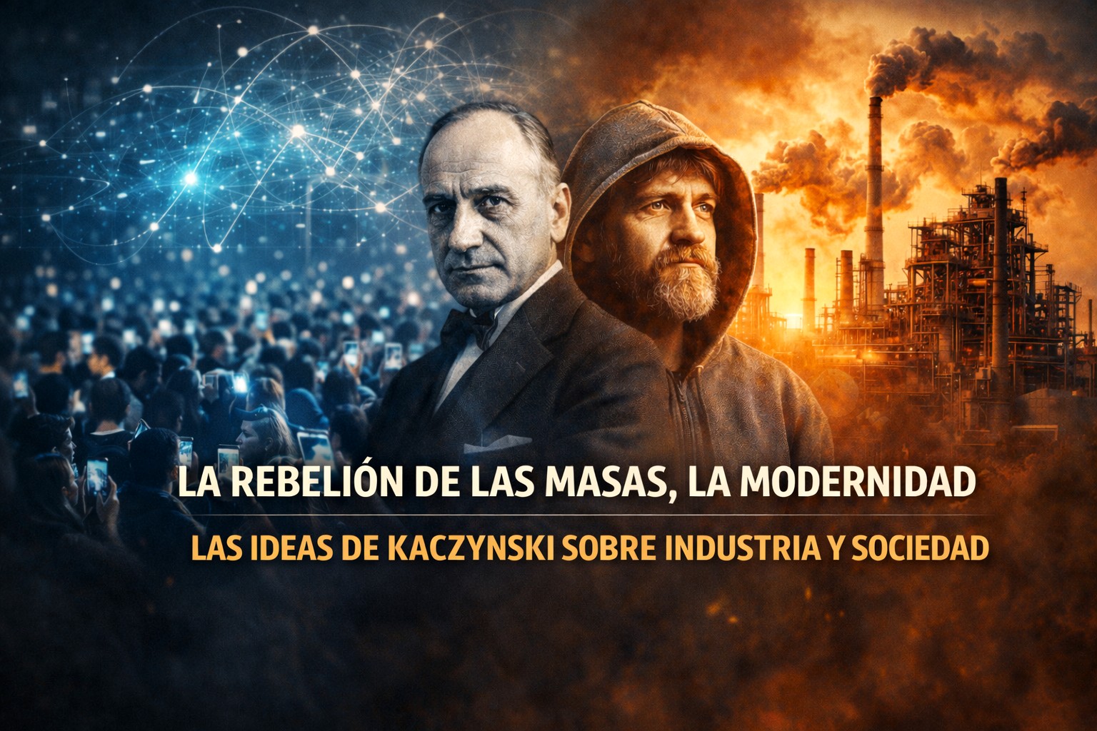 Ilustración abstracta de una rebelión o cambio social, reflejando el espíritu del ensayo.