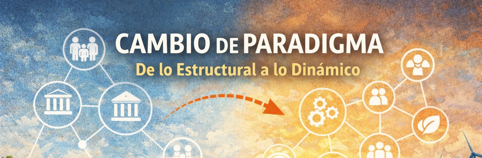 Ilustración que representa la cooperación y la organización participativa.