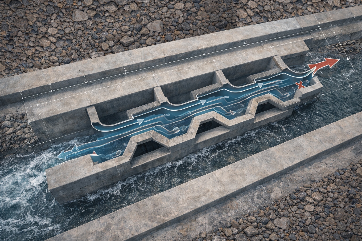 Otra geometría tipo válvula de Tesla para disipación hidráulica pasiva