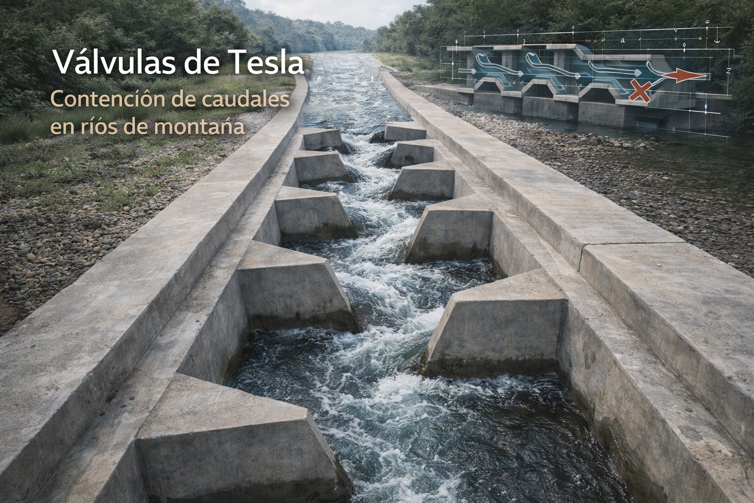 Imagen representativa de las estructuras hidráulicas pasivas